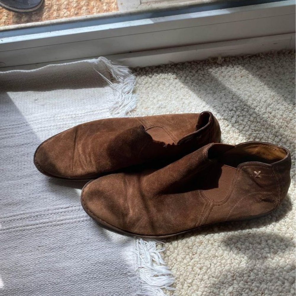 leather vintage shoes